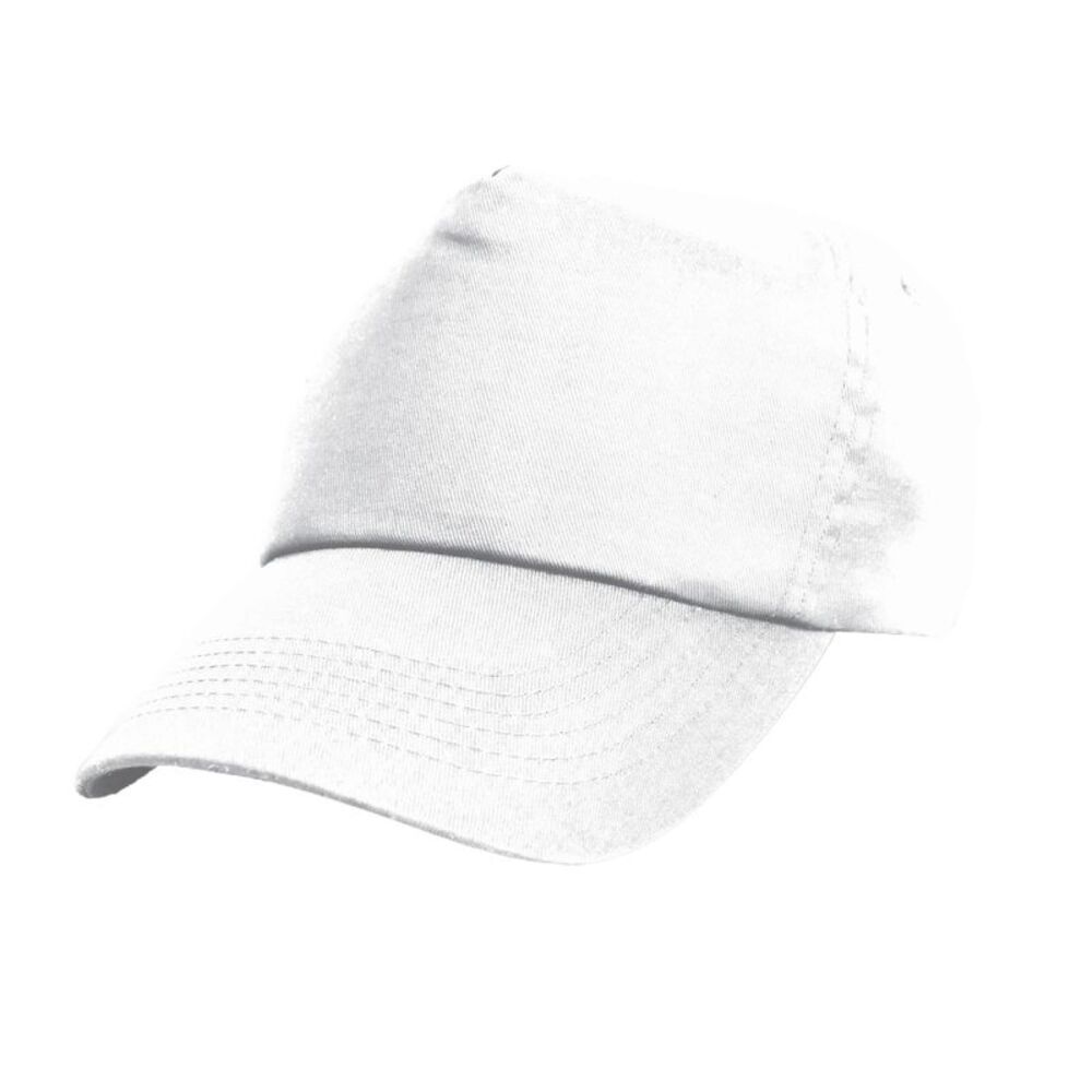 Result Headwear Cotton Baseball Cap / White
